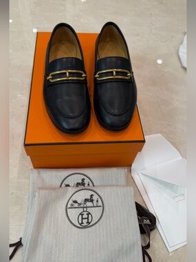 Hermes | Shoes | Hermes Hour Loafer 0 Authentic Never Been Worn